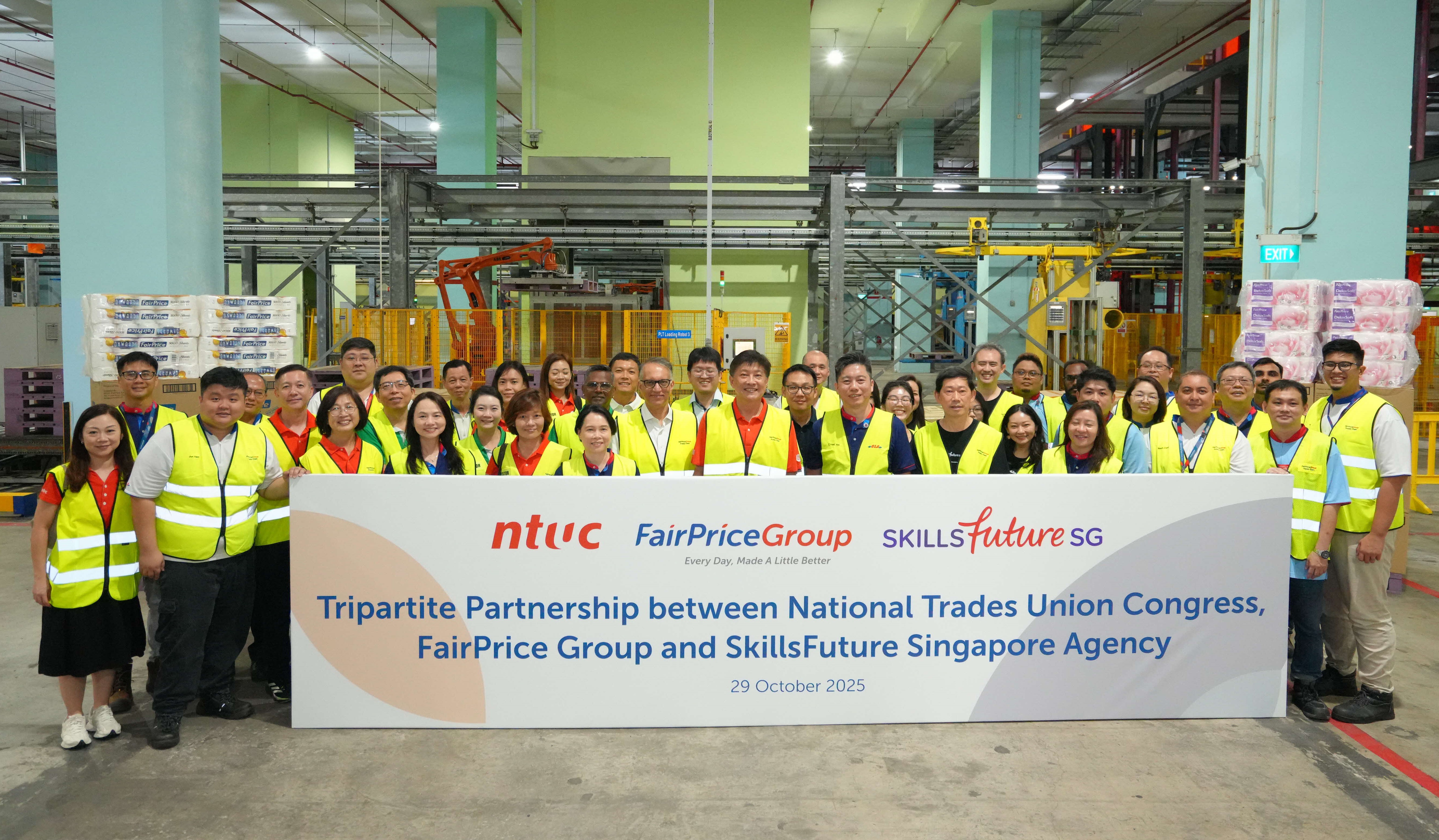 NTUC and SSG partner FairPrice Group to upskill 1,000 workers across SME supplier network 