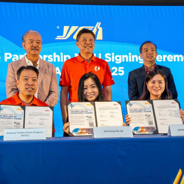 YCH Group to Launch Tripartite Partnership in Supply Chain and Logistics Sector with NTUC and SSG
