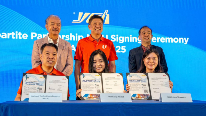 YCH Group to Launch Tripartite Partnership in Supply Chain and Logistics Sector with NTUC and SSG