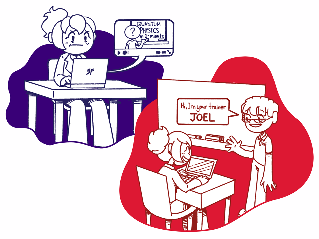 Sharing the tea-trainer