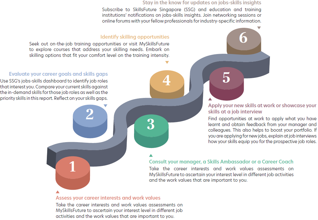 skills development journey visual